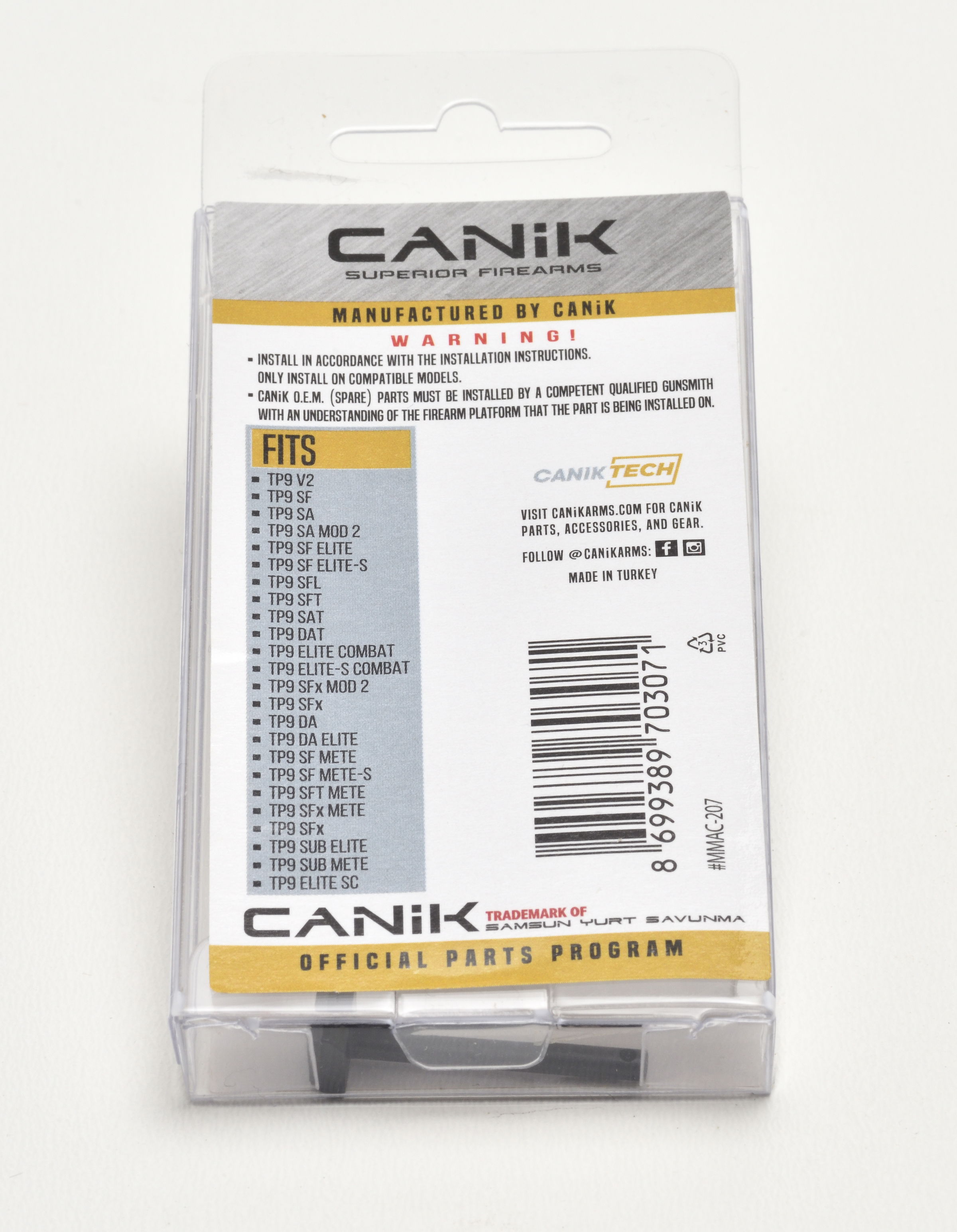 Canik Zerlegehebel Baugruppe, alle TP9, alle Elite, alle Sub