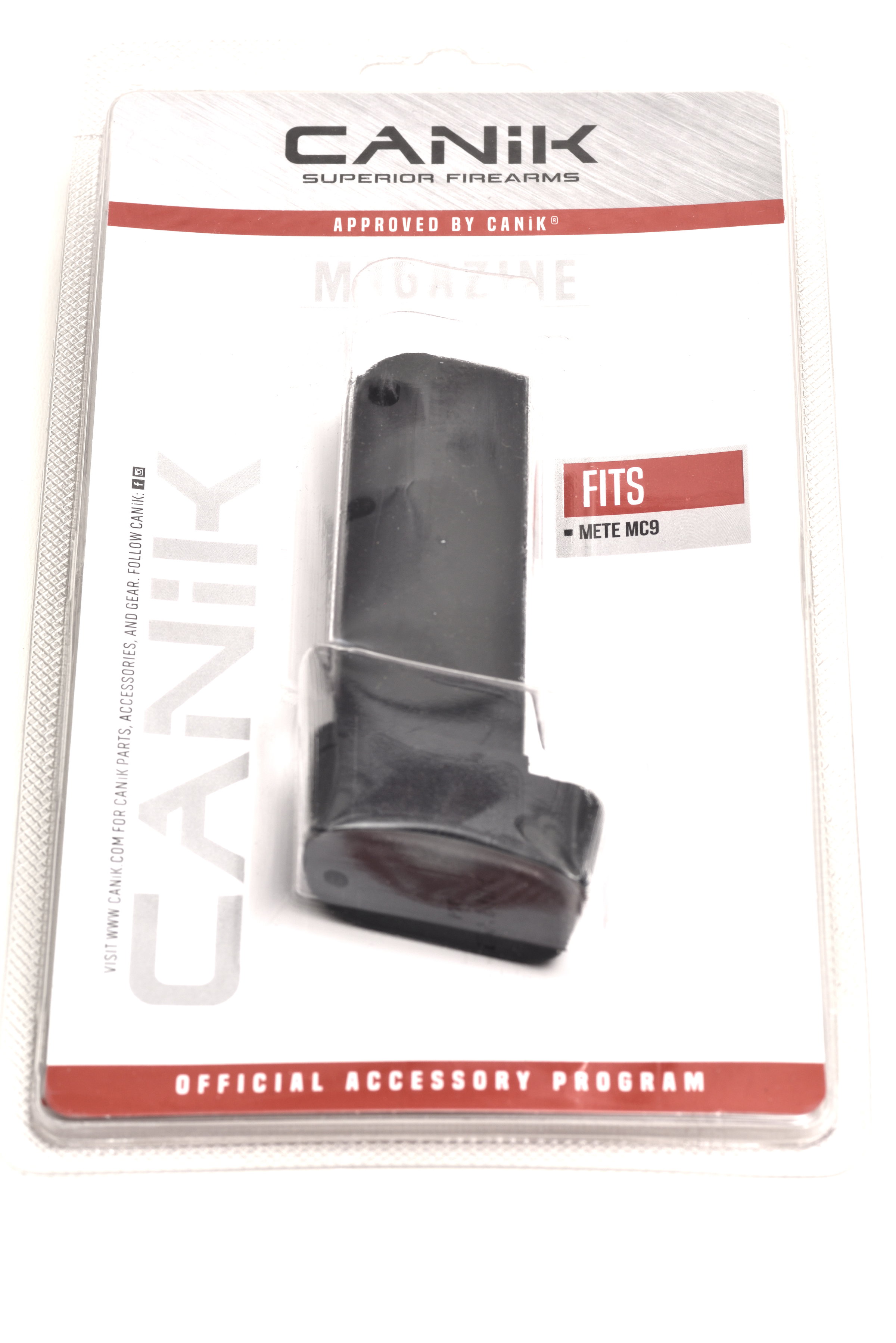 Canik Magazin MC9, 9mm,15 Schuß, mit Griffverlängerung