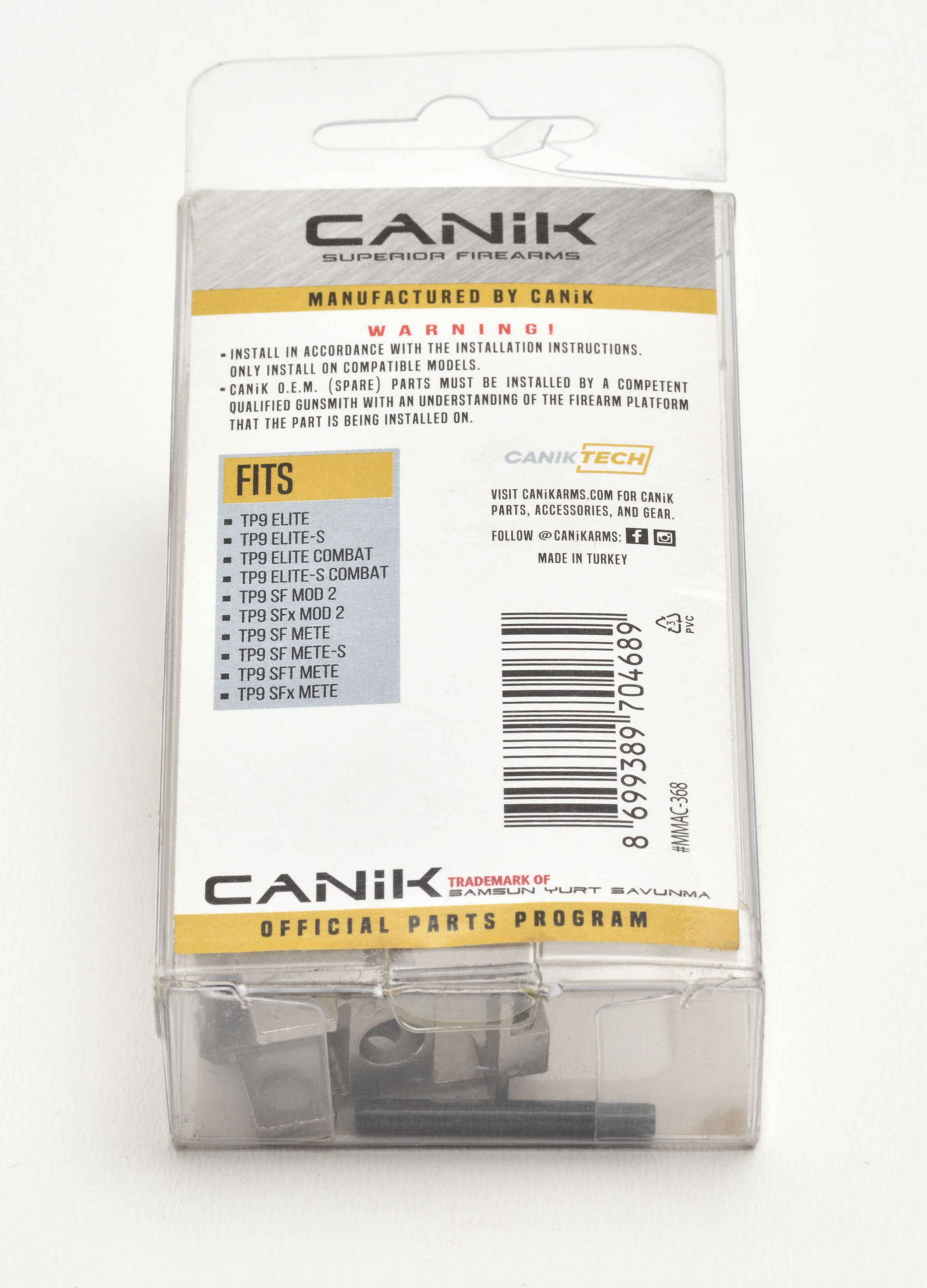Canik Verschluss-Block Baugruppe, alle Elite, SF Mod2, SFx Mod2, SF METE, SFT METE, SFx METE