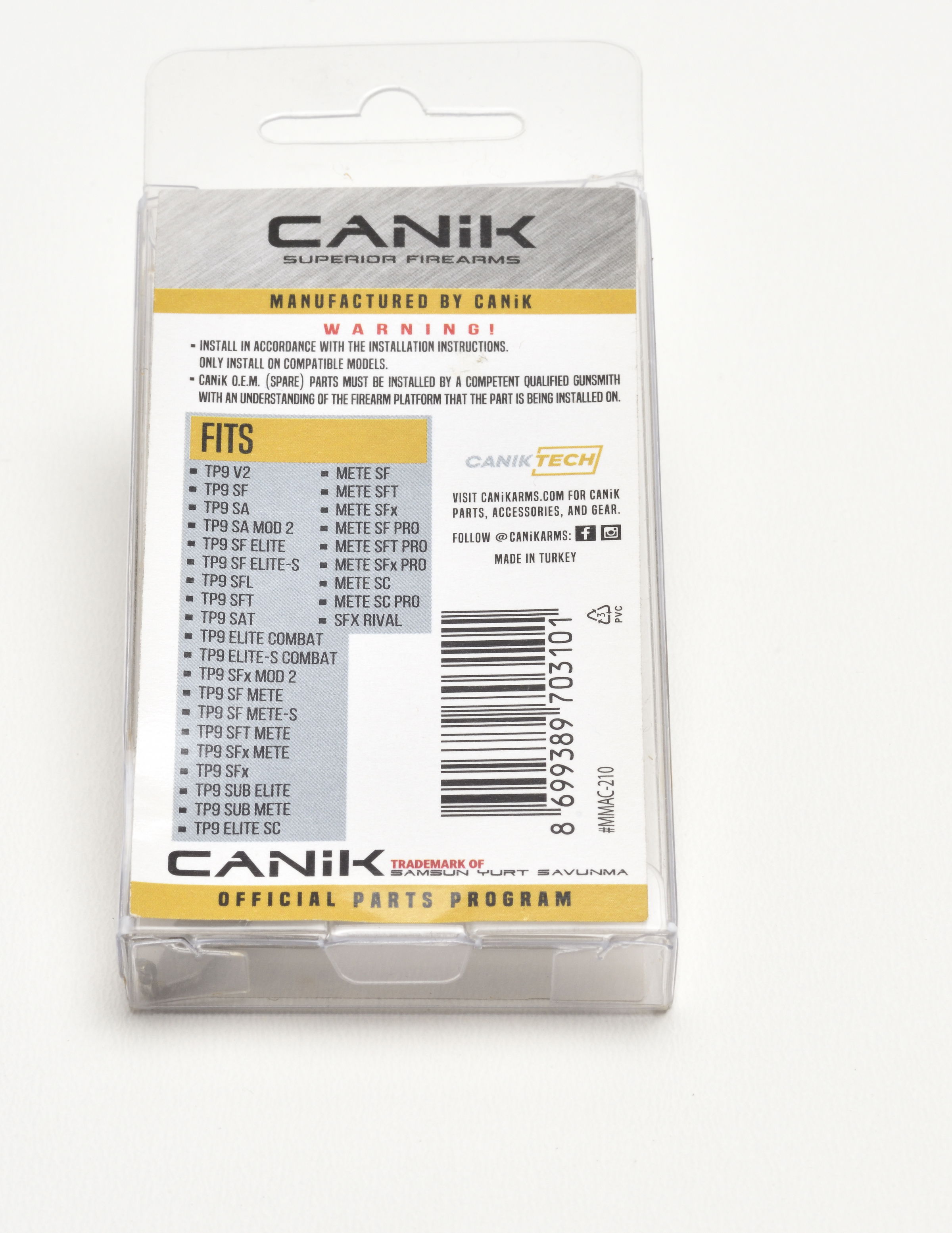 Canik Abzugsstange, alle TP9, alle METE, nicht MC9
