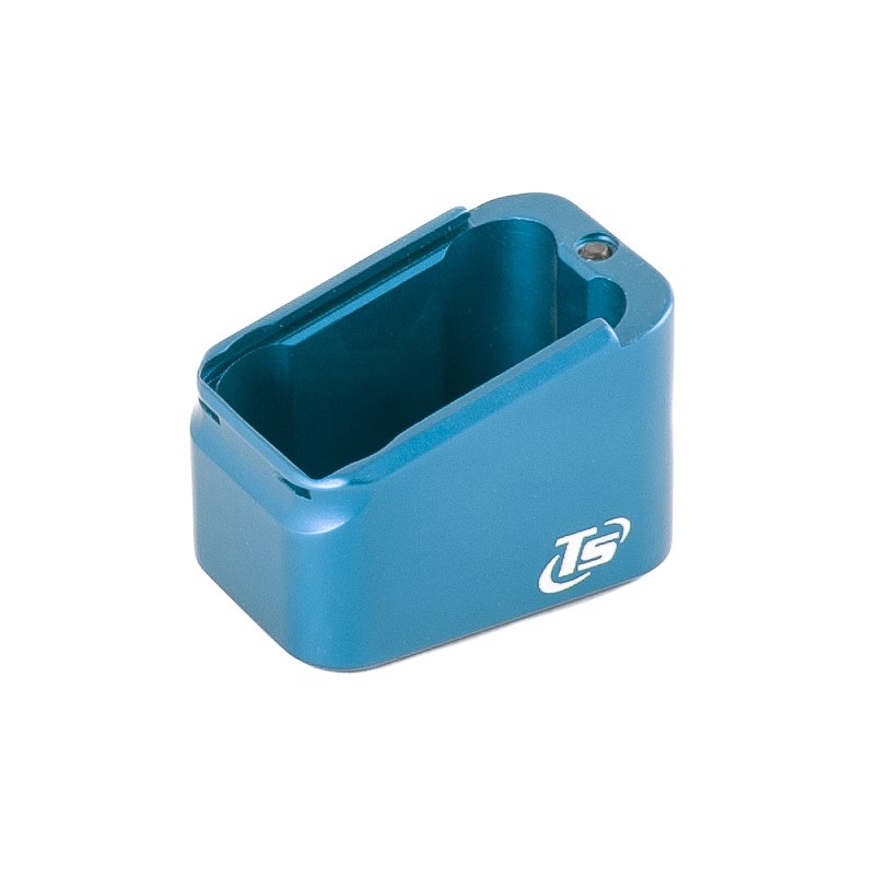 Toni Systems Magazine Extension +4 Blue for all Canik Magazines, Quick Release, Aluminium