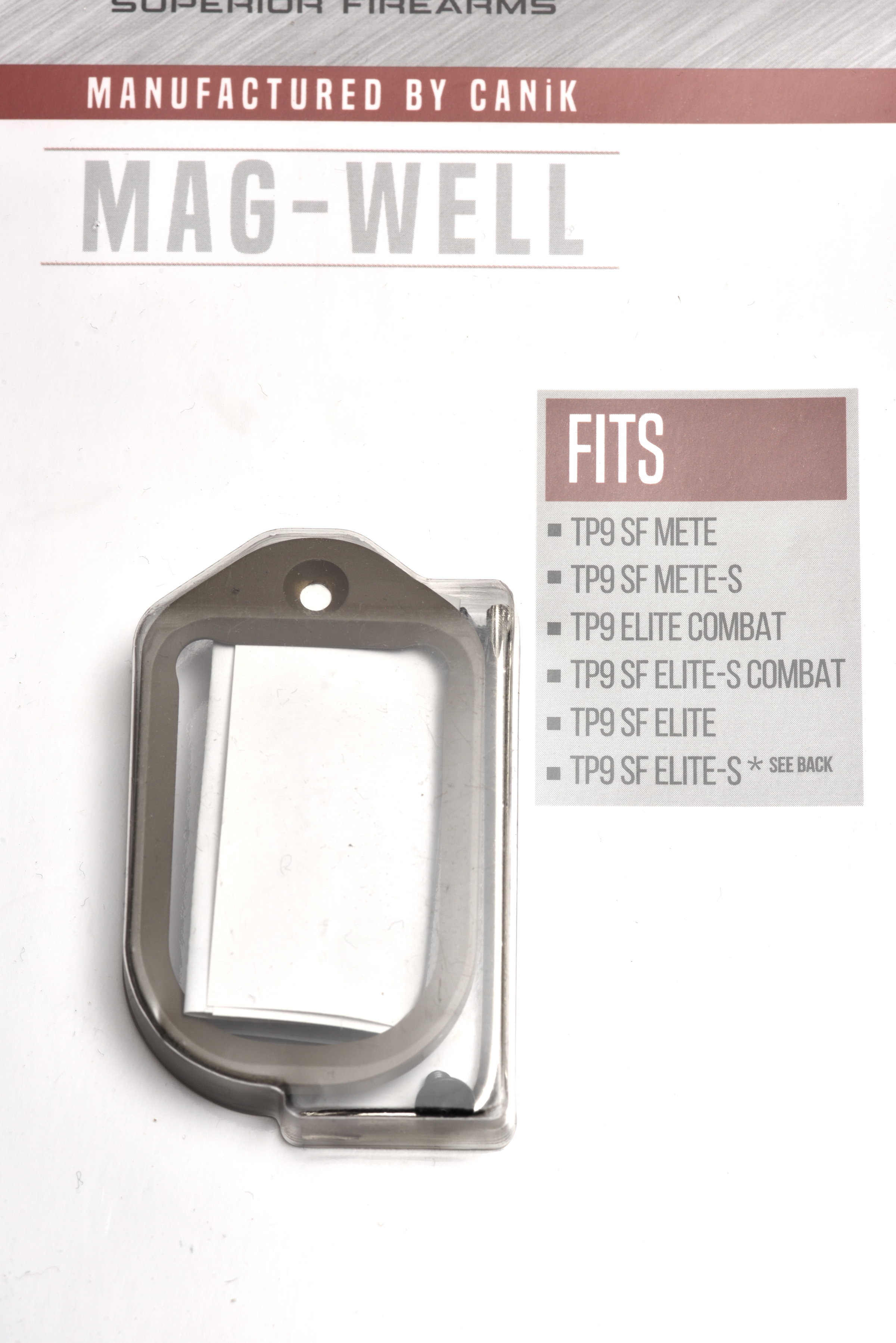 Canik Magazintrichter Aluminium, FDE, inkl. Schrauben, Elite, Elite Combat, SF METE