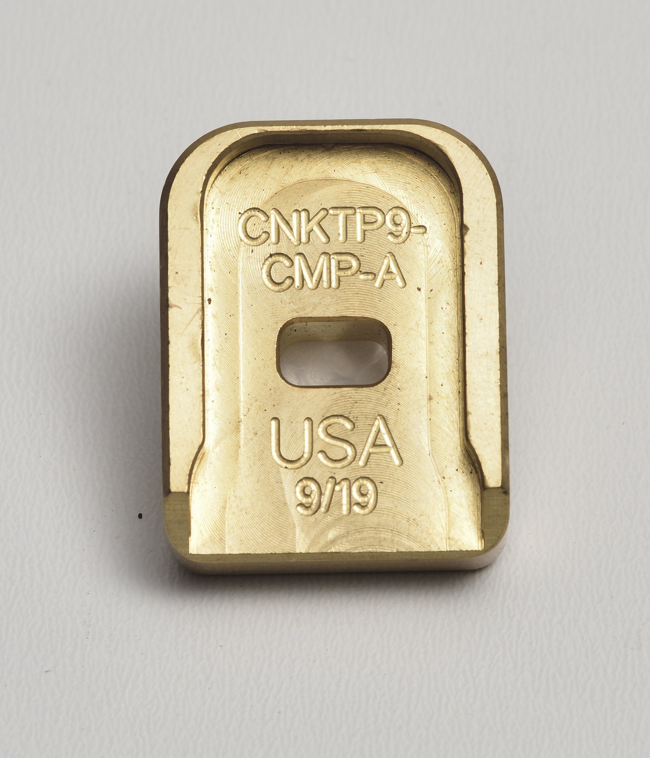 CANiK® STANDARD BRASS +0 MAGAZINE BASE PLATE