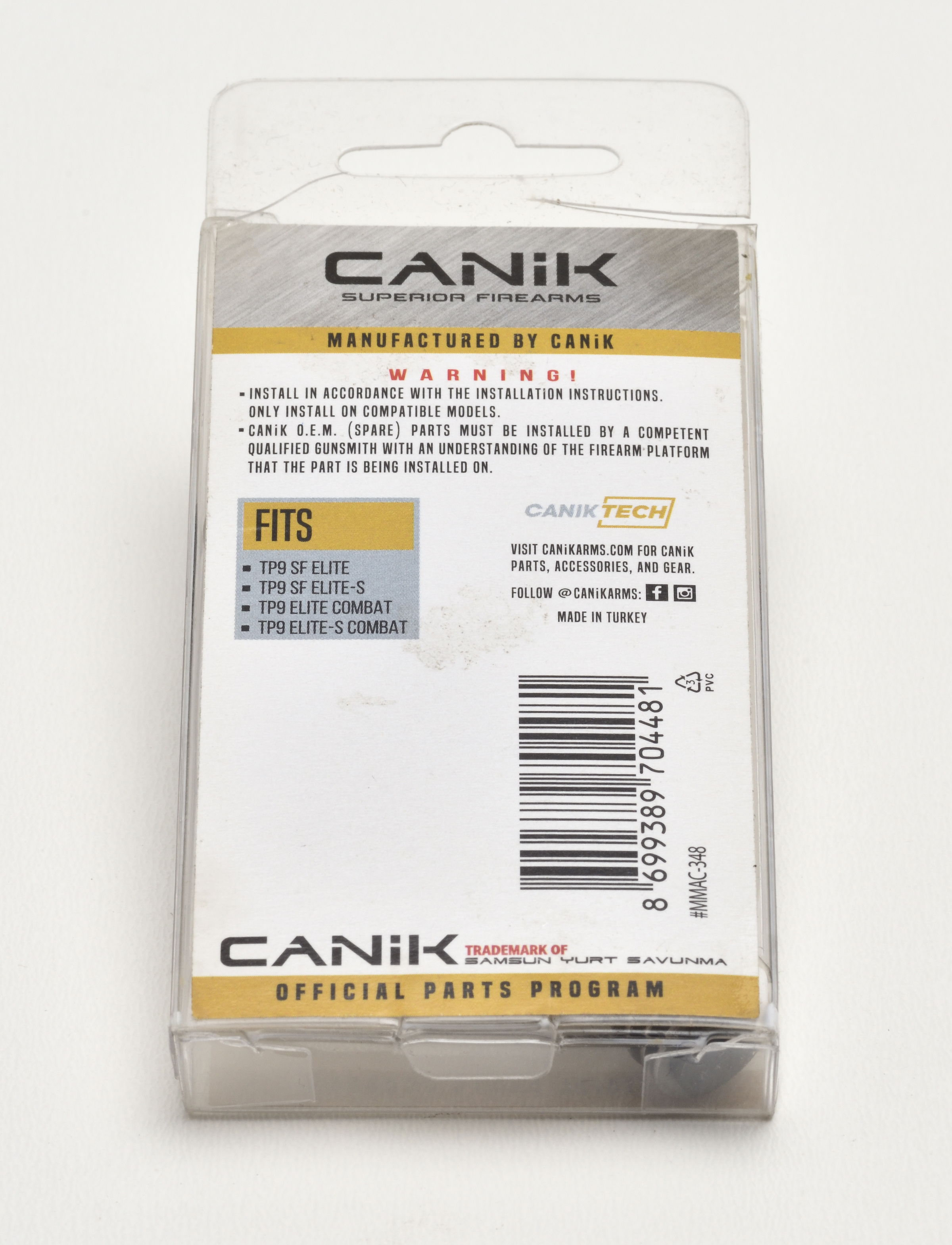 Canik Schliessfeder Standard, TP9 SF Elite, Elite-S, Elite Combat