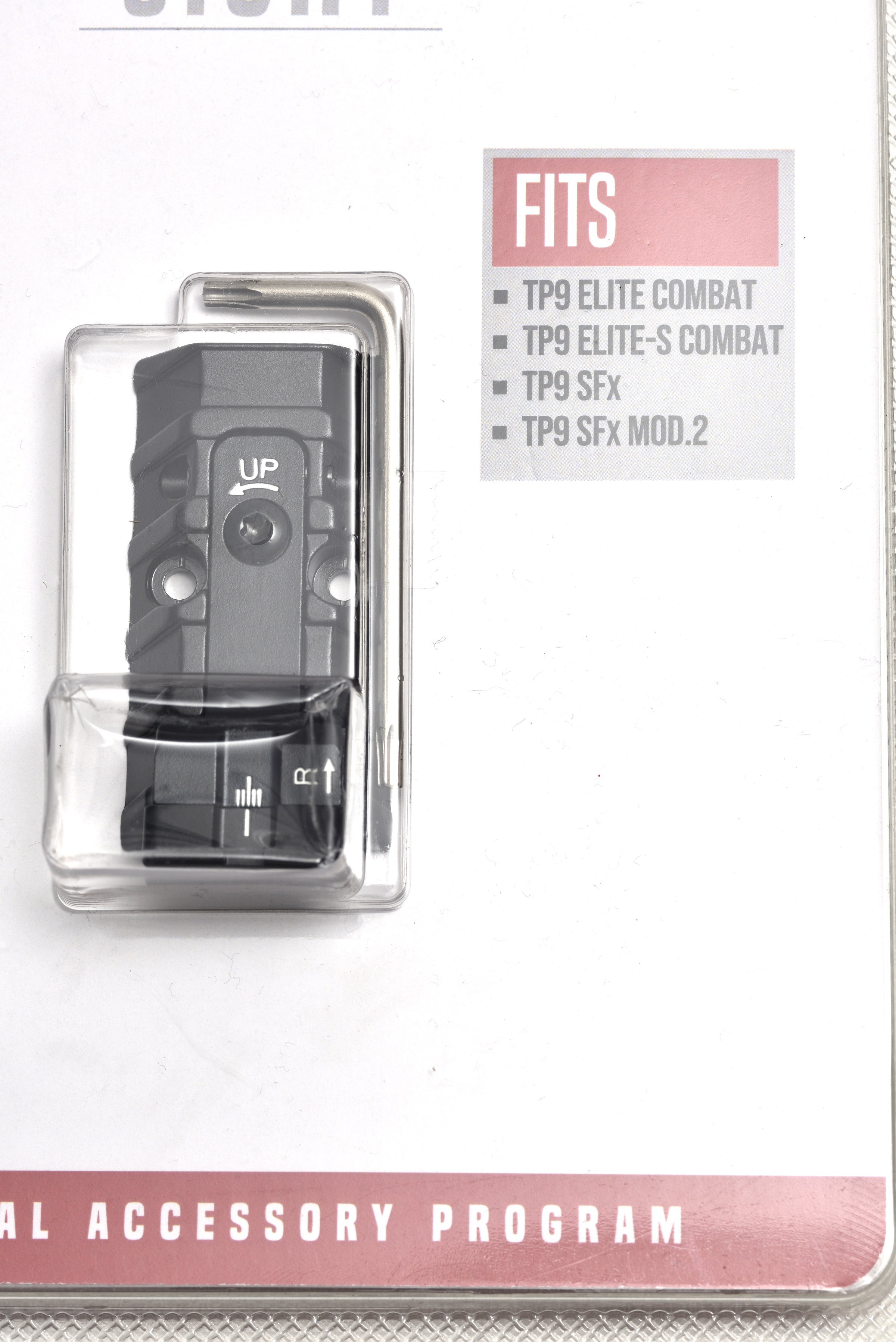 CANiK ADJUSTABLE REAR SIGHT, SFx Rival / Rival S, Black