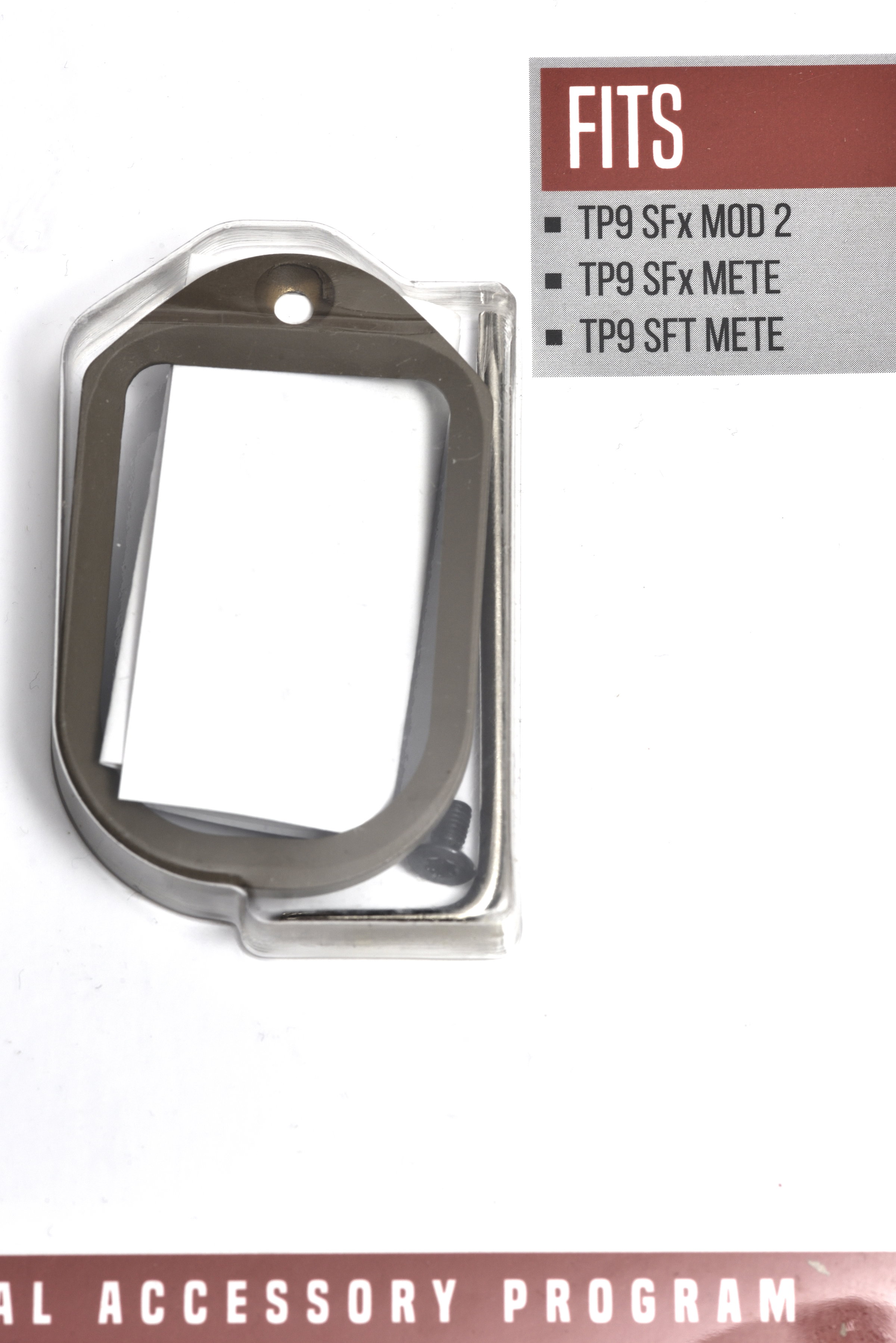 Canik Mag Well aluminium, FDE, incl. screws, SFx Mod.2, SFx METE, SFT METE