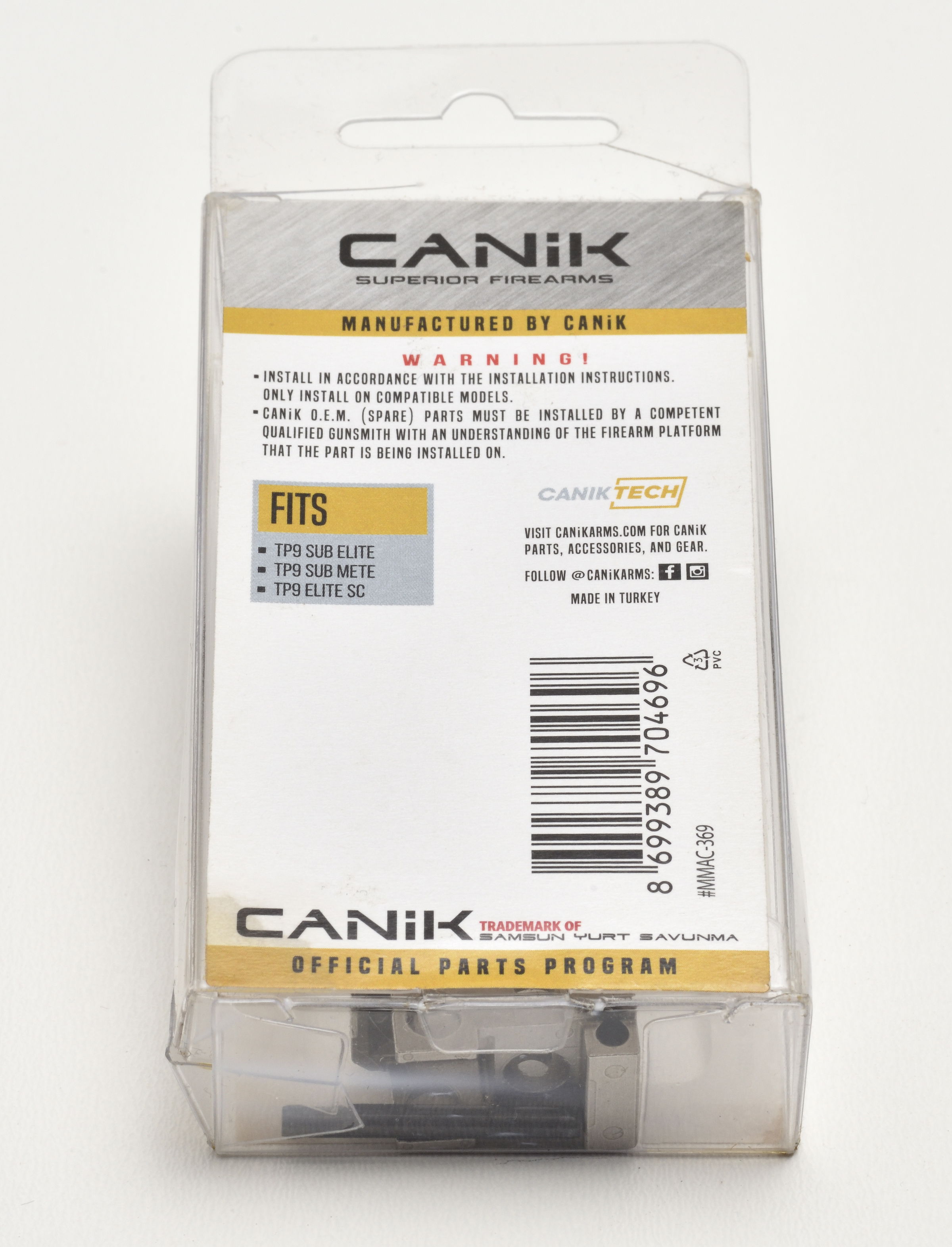 Canik Verschluss-Block Baugruppe, alle Sub-Compact Modelle