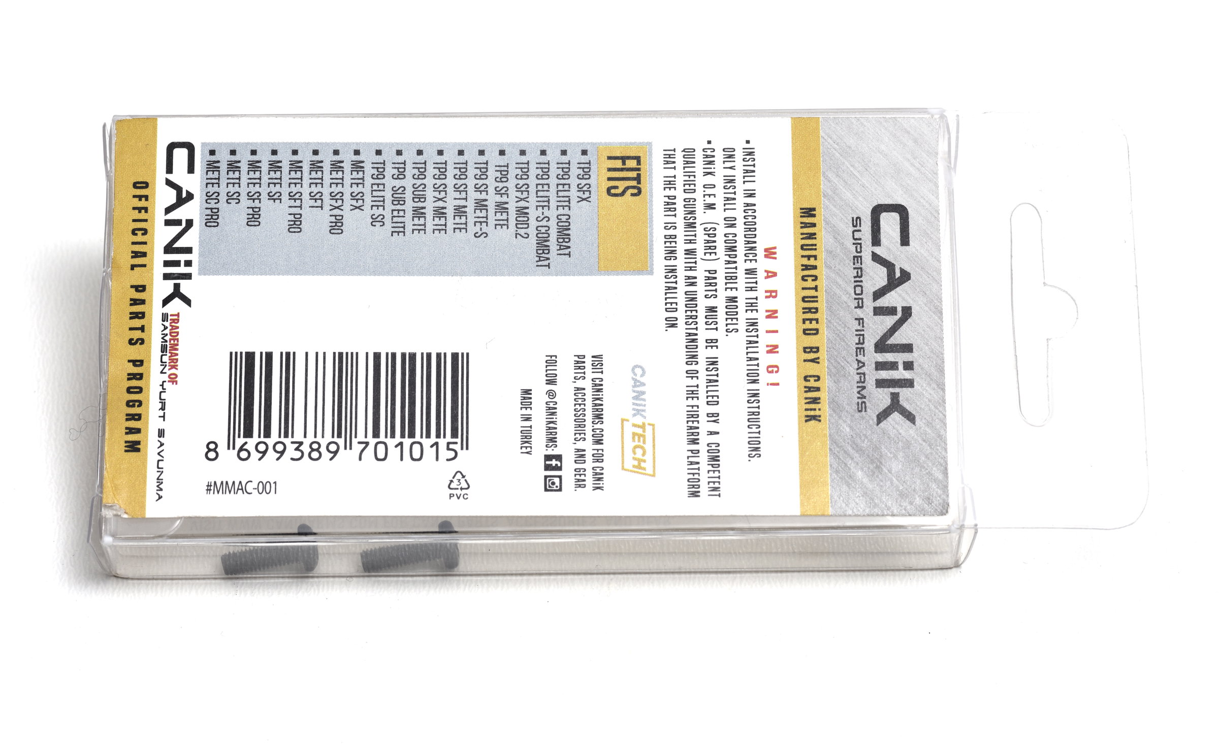 Canik Optic Sight Lid Screws (M3)