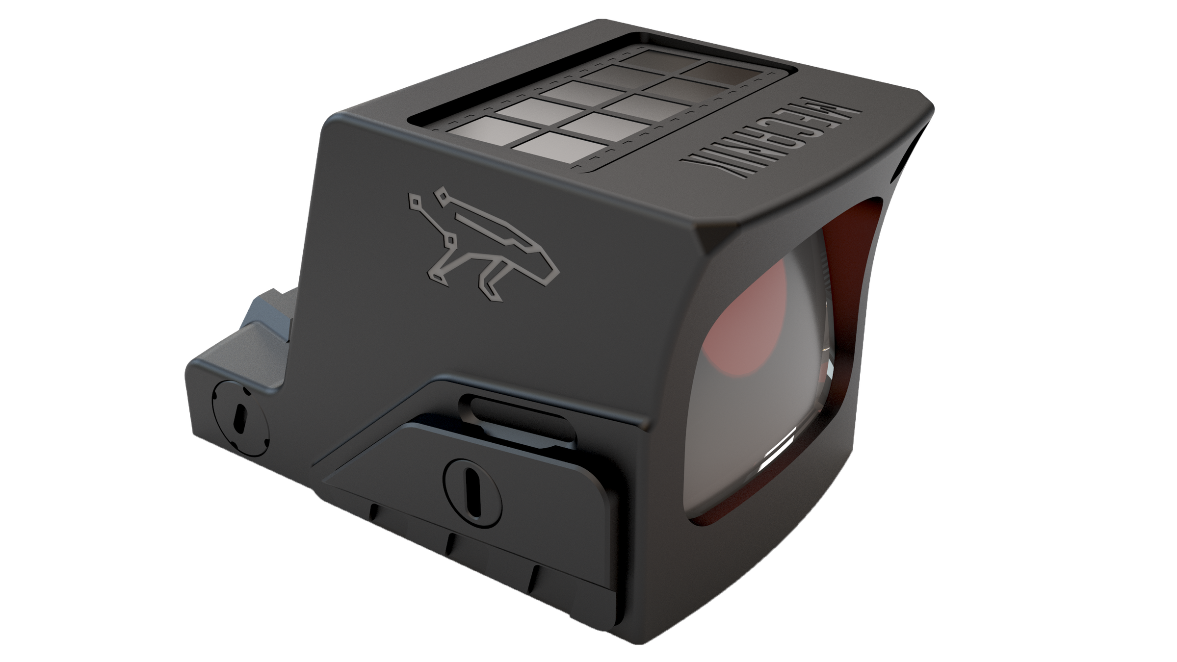 Mecanik MO4 Enclosed Reflex Sight, 3 MOA dot, 32 MOA circle, Solar