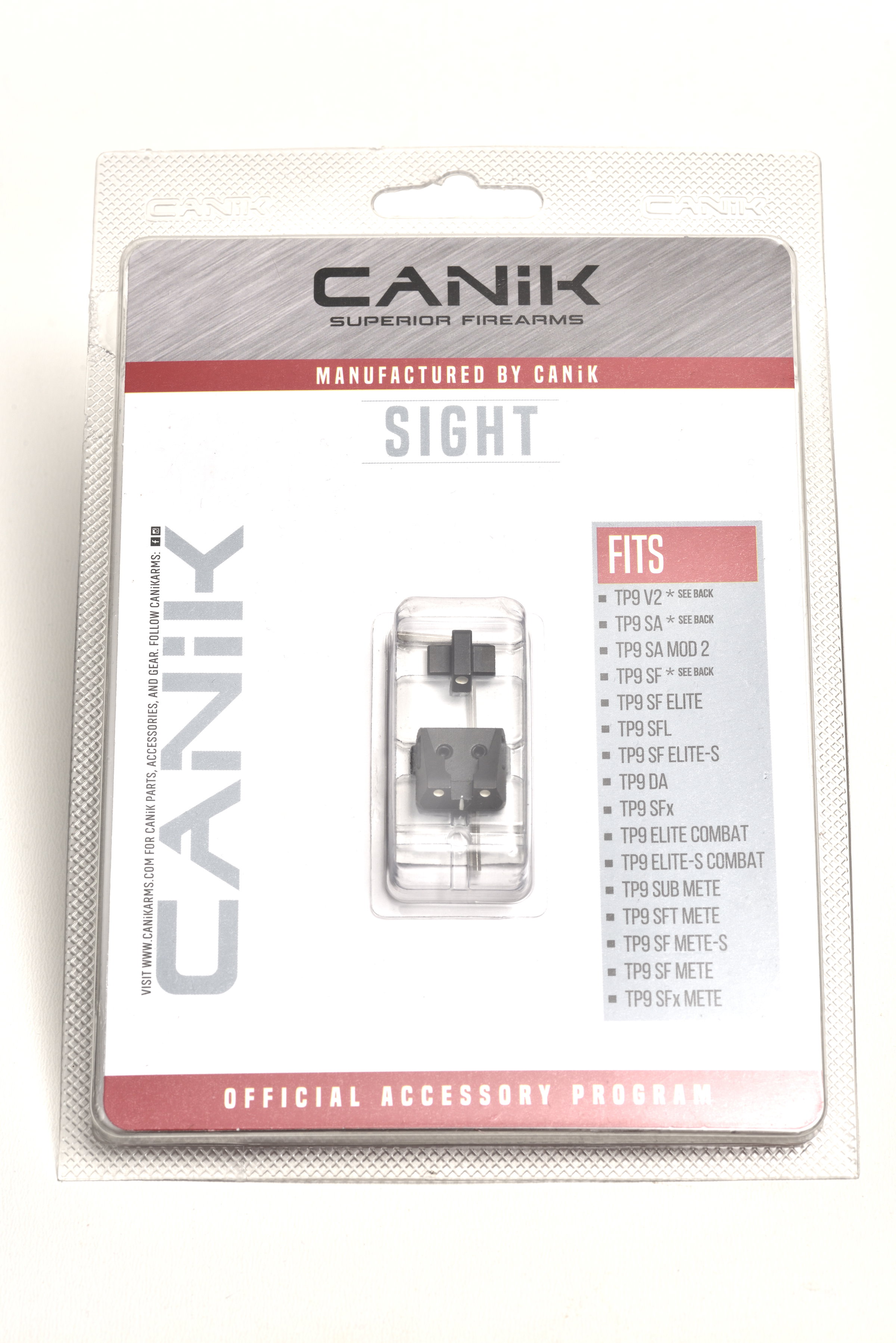 Canik Rear & Sight Set